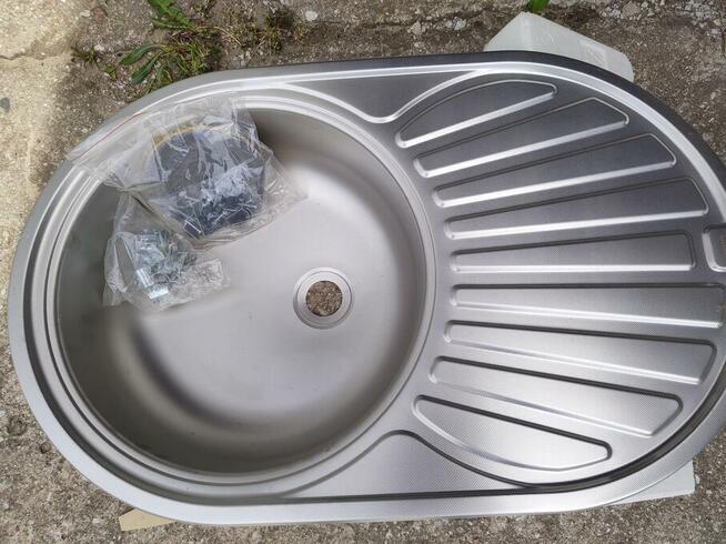 ZLEW 1-KOM.SOLLA 770X480 LEN WPUSZCZANY