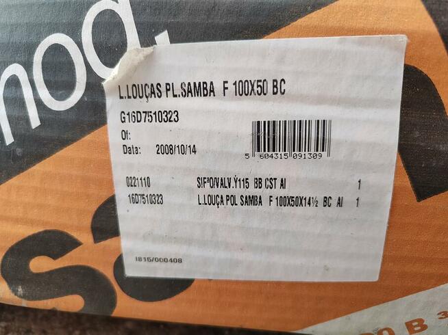 ZLEW.N.1,5 KOM.100X50 WPUSZ.SAMBA POL.