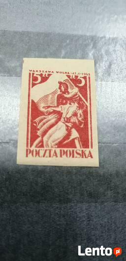 Znaczek fi 360 Nz 1945r Gw Walisch. Rarytas!!!