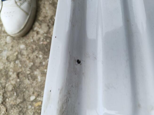 ZLEWOZMYWAK 1-KOM.80X60 EMALIOWANY Z OTWOREM