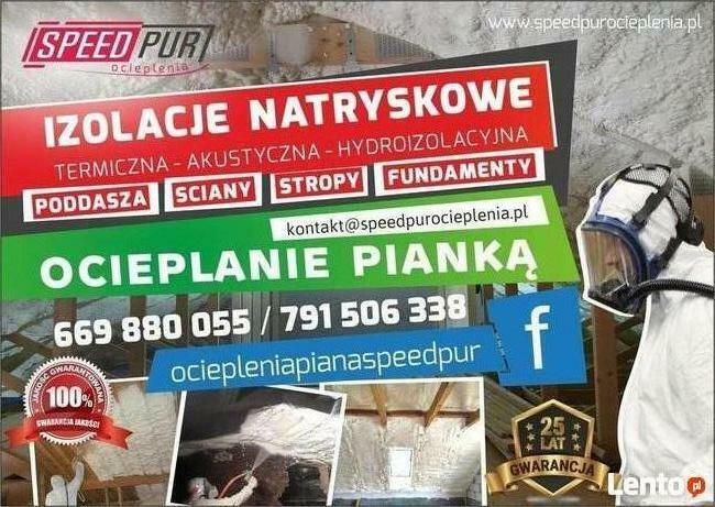 Izolacje Ocieplanie Piana Pur Strop Wiązary Rzepin Poddasze