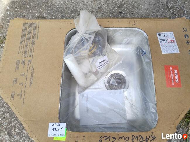 ZLEWOZMYWAK WPUSZ. GŁADKI 49X77 NIERDZ.SYF.2 OC. FERRO