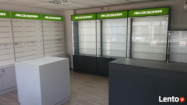 TANIO PRODUCENT meble sklepowe regały gabloty lady sklep