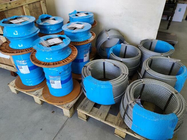 Lina stalowa - Liny stalowe - Linki stalowe ocynk ATEST !!!