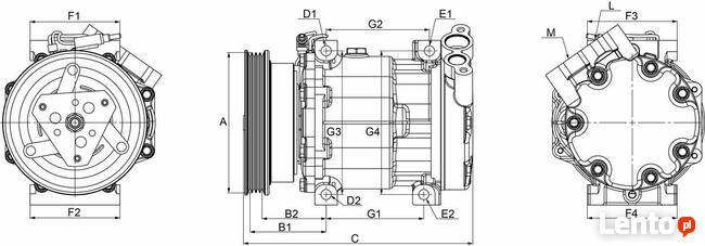 Kompresor , sprężarka klimatyzacji 97701-B9010
