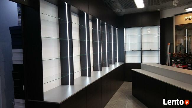 TANIO PRODUCENT meble sklepowe regały gabloty lady sklep