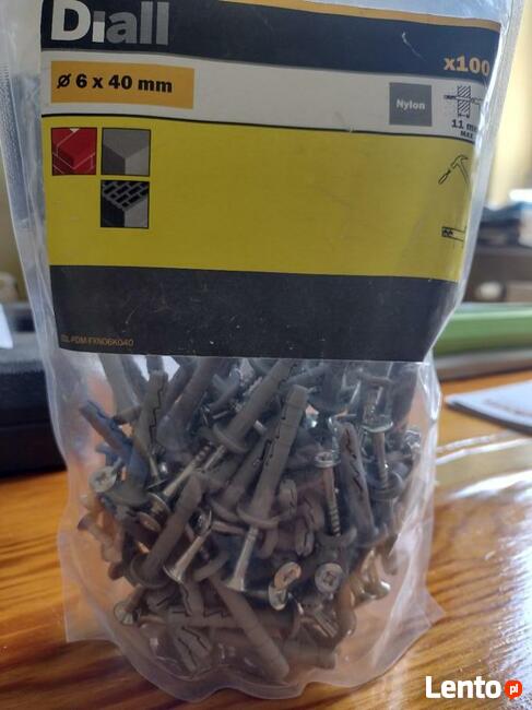 Kołki SM Diall nylonowe z grzybkiem 6 x 40 mm 20 szt.