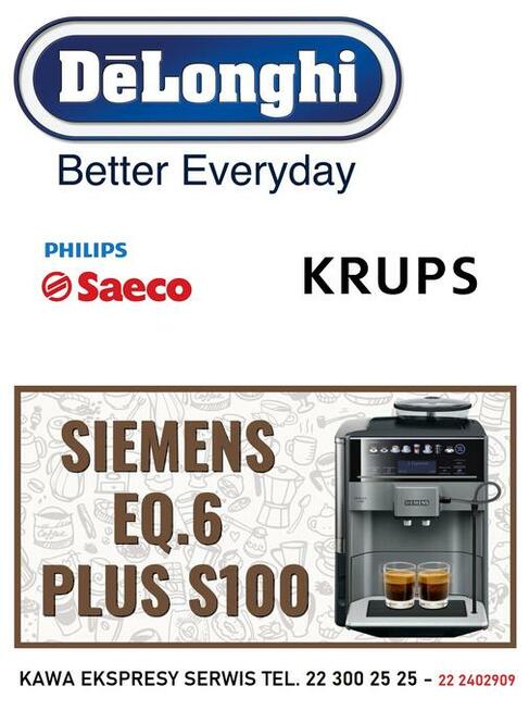 SERWIS EKSPRESÓW DO KAWY – KRUPS , DELONGHI i inne
