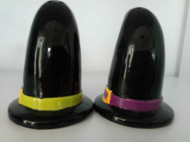 witches hat solniczka pieprzniczka kapelusze trick