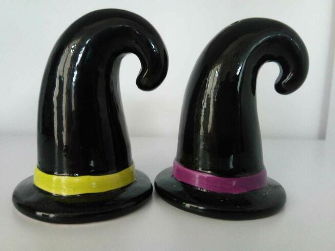 witches hat solniczka pieprzniczka kapelusze trick