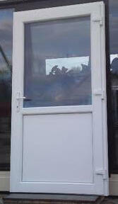 nowe drzwi PVC 90x210 szyba, panel, wejściowe, wzmocnione