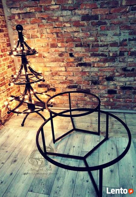 Stelaże metalowe- na wymiar/ Stoliki kawowe, biurko, regał