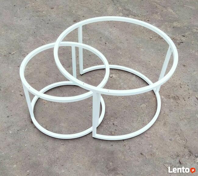 Stelaże metalowe- na wymiar/ Stoliki kawowe, biurko, regał