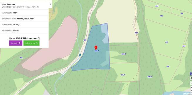 Działka rolna o Powierzchni 7899 m2