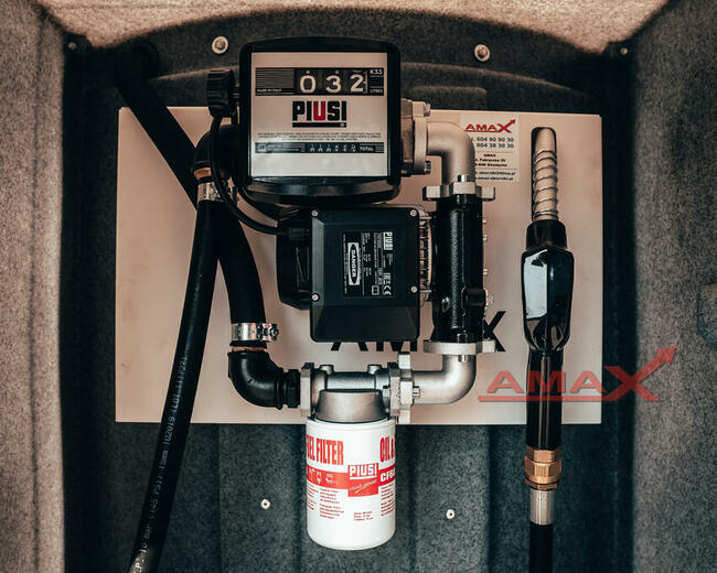 Dwupłaszczowy zbiornik na olej napędowy 2500l, diesel, ON, r