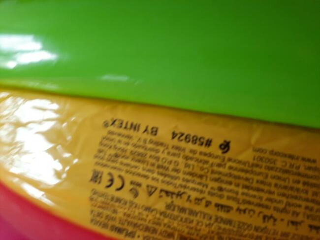 Basenik tęcza miękkie dno nieszczelny intex 58924