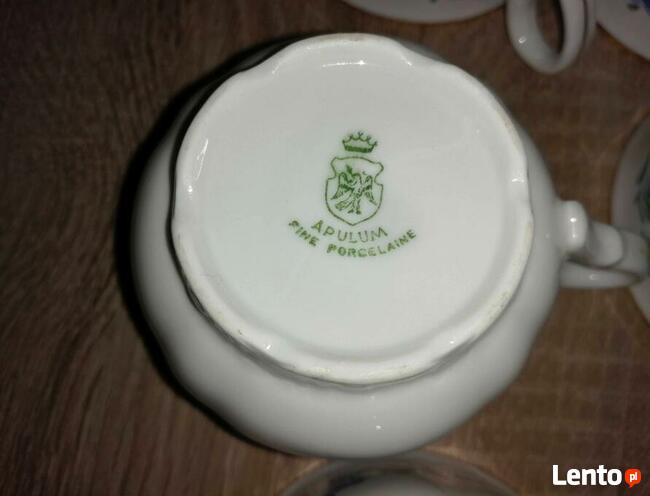 Apulum Porcelana rumuńska Cukiernica Dzbanek Mlecznik Filiża