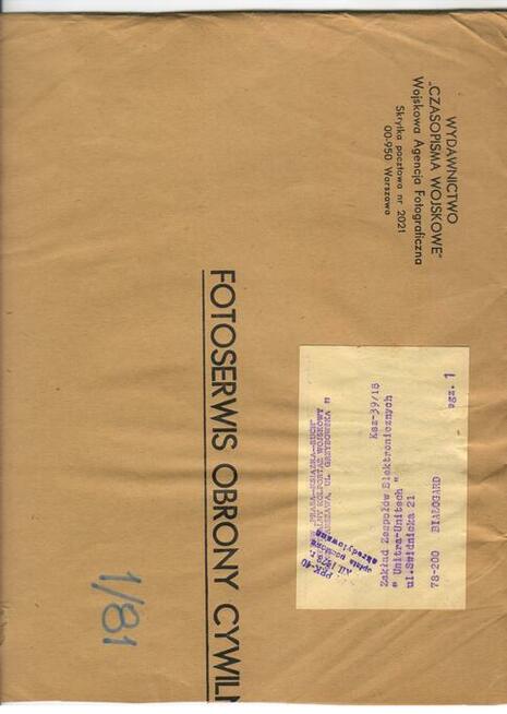 FOTOSERWIS OBRONY CYWILNEJ nr 1/81
