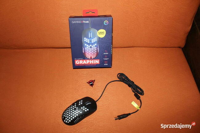 Mysz Trust GXT960 Graphin + przypinka Nowa