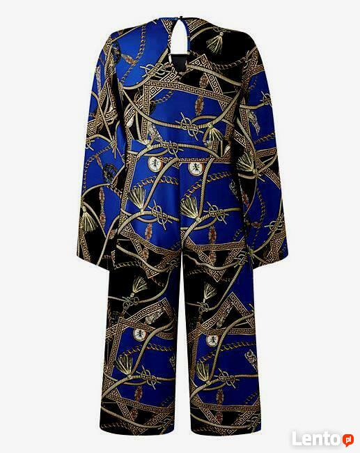 Paris ELEGANCKI LUKSUSOWY kombinezon na wesele r 46