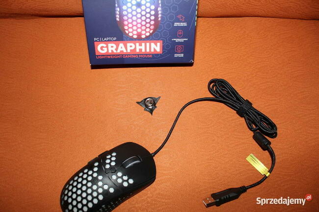 Mysz Trust GXT960 Graphin + przypinka Nowa
