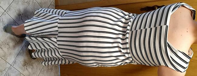 PIĘKNA KOKTAJLOWA retro sukienka PASY r. 46