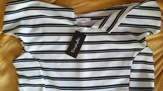 PIĘKNA KOKTAJLOWA retro sukienka PASY r. 46