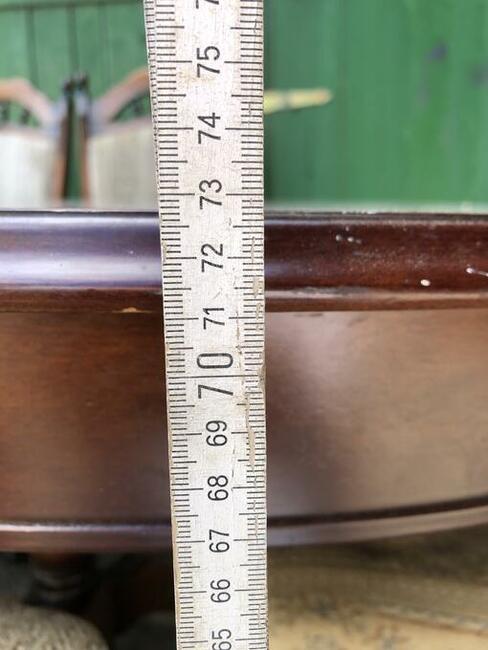 Stół rozkładany masywny orzech krzesla