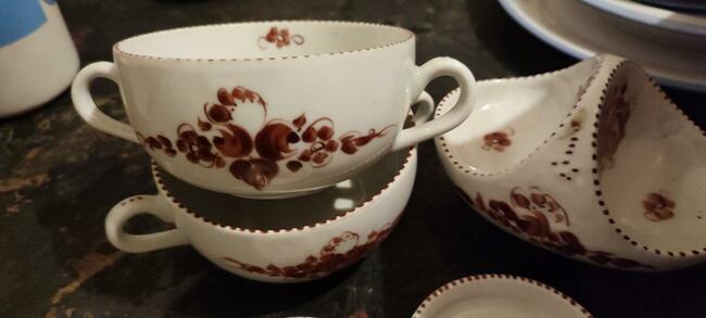 Piękna Stara Porcelana PRL ,Talerze ,kubki, Komplety,Spodki