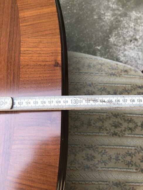 Stół rozkładany masywny orzech krzesla