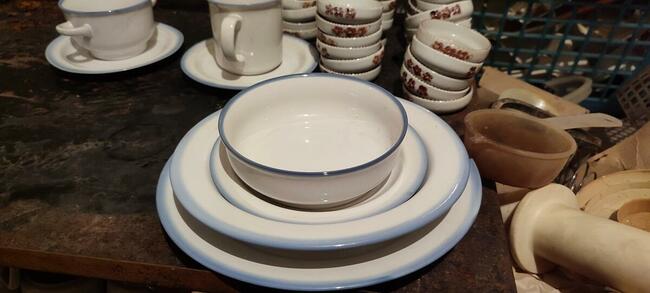 Piękna Stara Porcelana PRL ,Talerze ,kubki, Komplety,Spodki