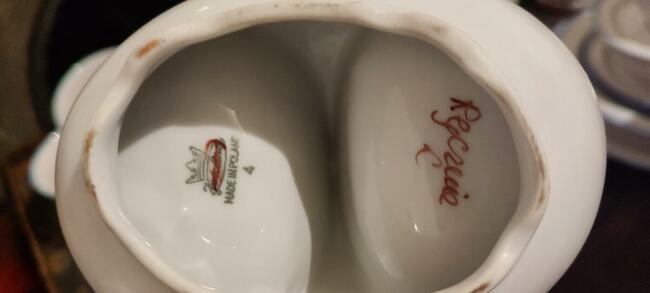 Piękna Stara Porcelana PRL ,Talerze ,kubki, Komplety,Spodki