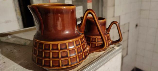 Piękna Stara Porcelana PRL ,Talerze ,kubki, Komplety,Spodki