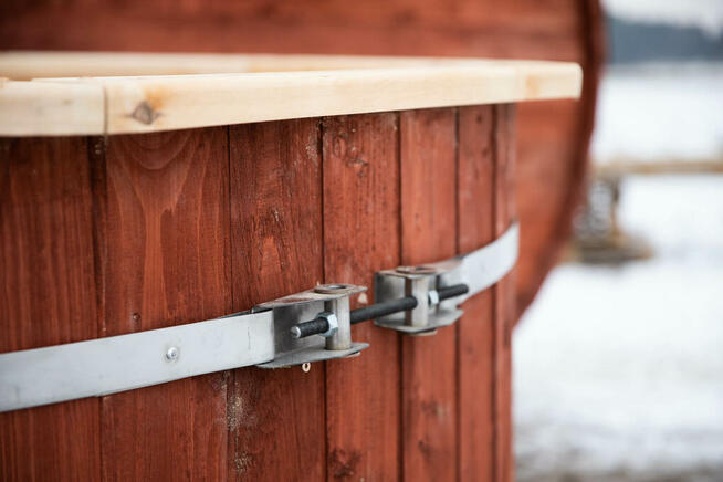 Sauna ogrodowa okrągła beczka spa