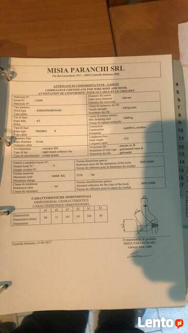 suwnica bramowa 10T-18m. jak nowa
