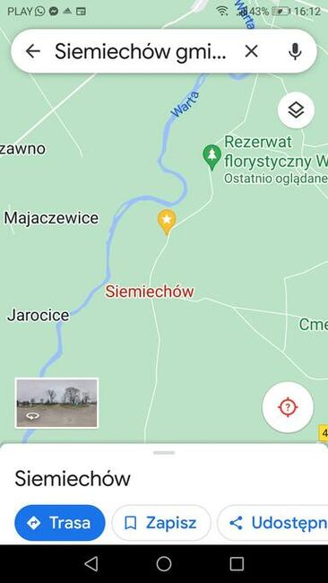 Działki budowlane Siemiechów gm. Widawa