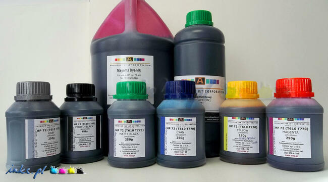 Tusz w butli do HP Designejt T610 T770