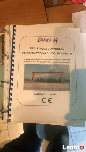 suwnica bramowa 10T-18m. jak nowa