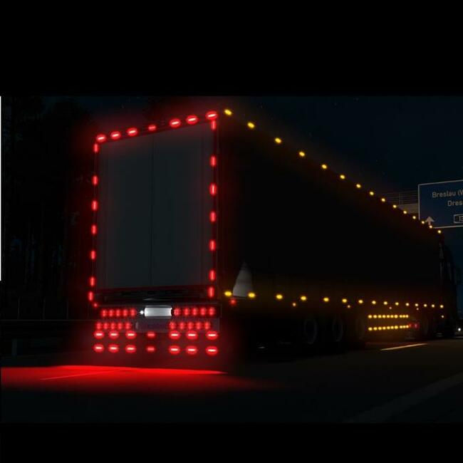 Lampa Obrysowa LED 24V Lampka Naczepa Przyczepa Cysterna