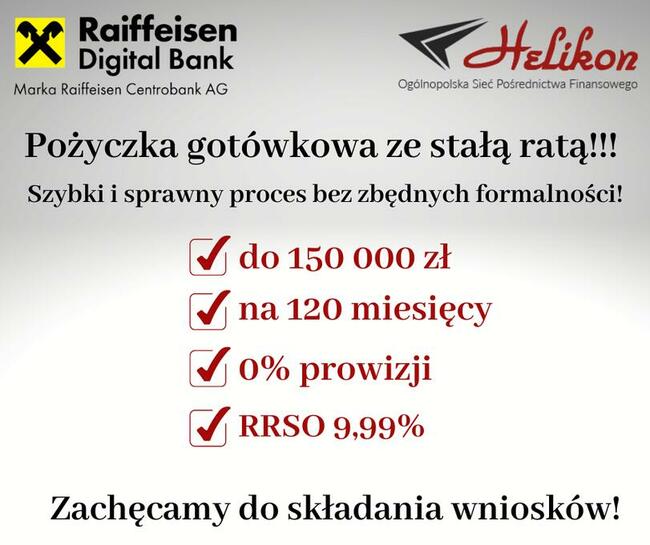 Stała rata na 120 miesięcy!!!!