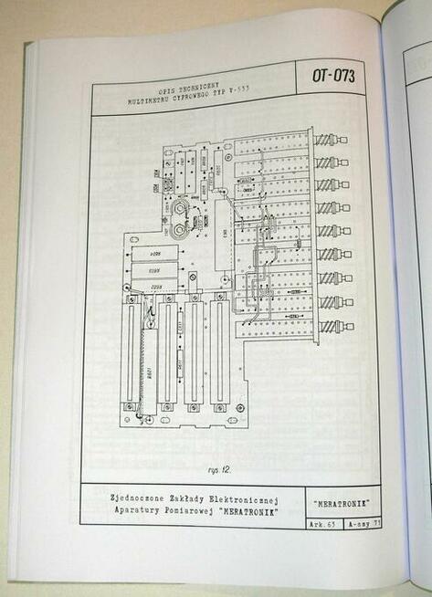 Instrukcja multimetr V-533 Meratronik