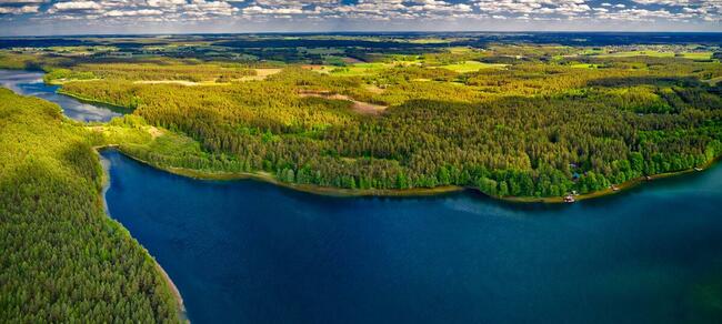 Działka nad jeziorem w sercu Kaszub