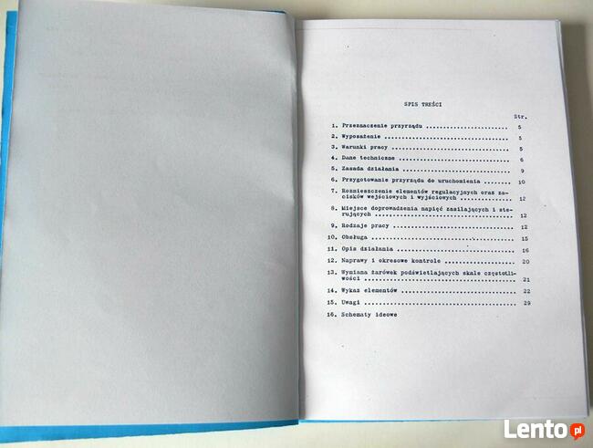 WOBULATOR generator K937 instrukcja