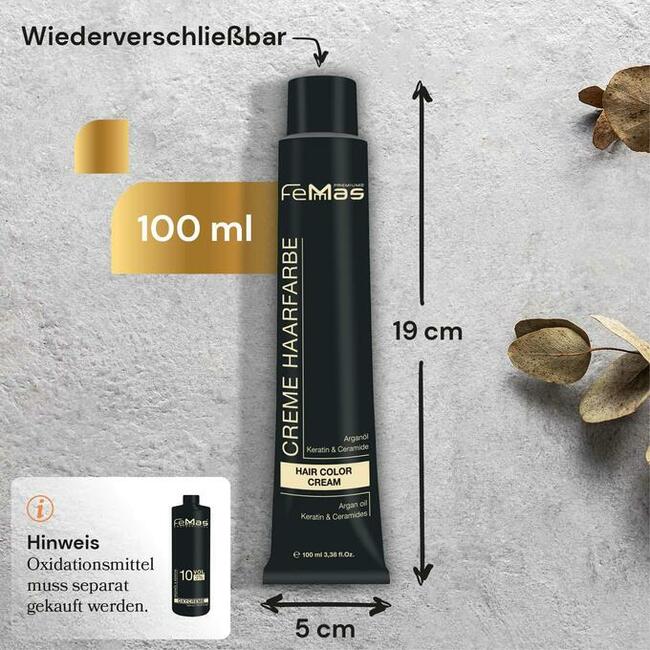 Femmas Farba do włosów z olejkiem arganowym100ml