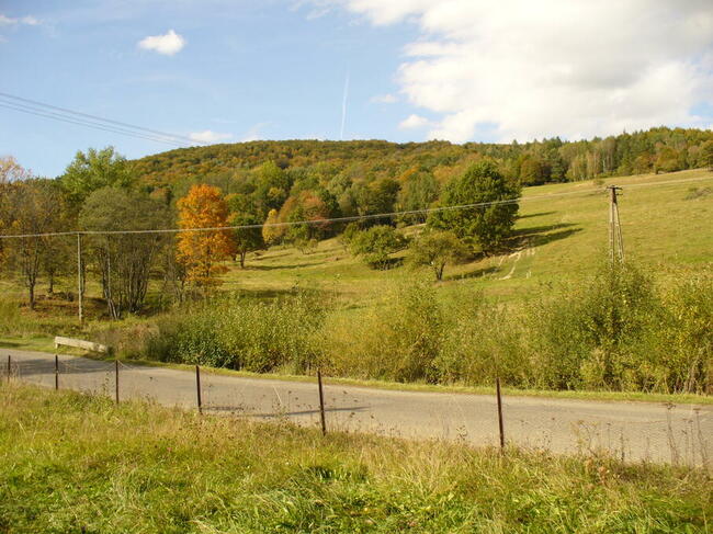 Urokliwa działka ze 100-letnim domem w Beskidzie Niski