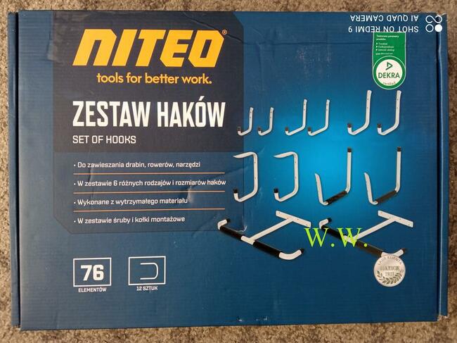 Zestawu haków Niteo
