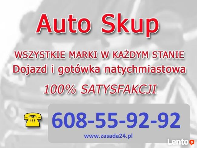 Skupujemy legalnie auta za gotówkę 608-55-92-92