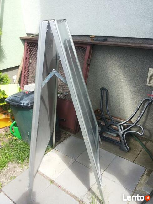STOJAK REKLAMOWY ZEWNĘTRZNY ALUMINIUM_PLEXA