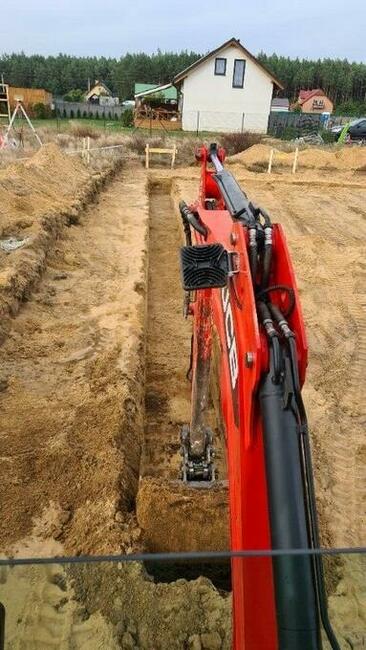 Pracę ziemne, Usługi Minikoparka