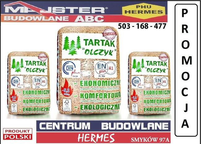 Pellet A1 ENplus Tartak Olczyk WIREX Końskie Hermes Smyków